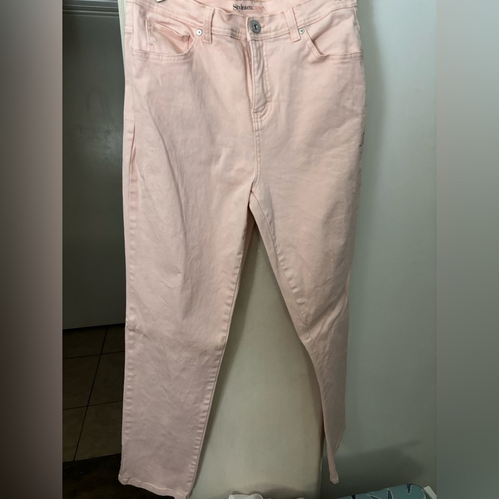 EUC Women's Pink Jeans by Style &Co. Denim, Size 10